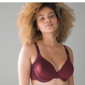 Soma Vanishing Back Full Coverage Lace Trim Bra Size 40D